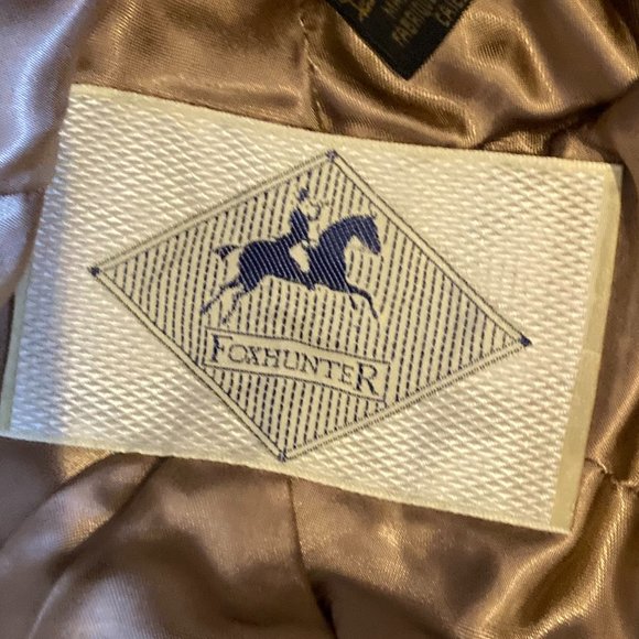 Vtg FOXHUNTER Ladies Purple Wool Brim HAT Ireland - Picture 4 of 9